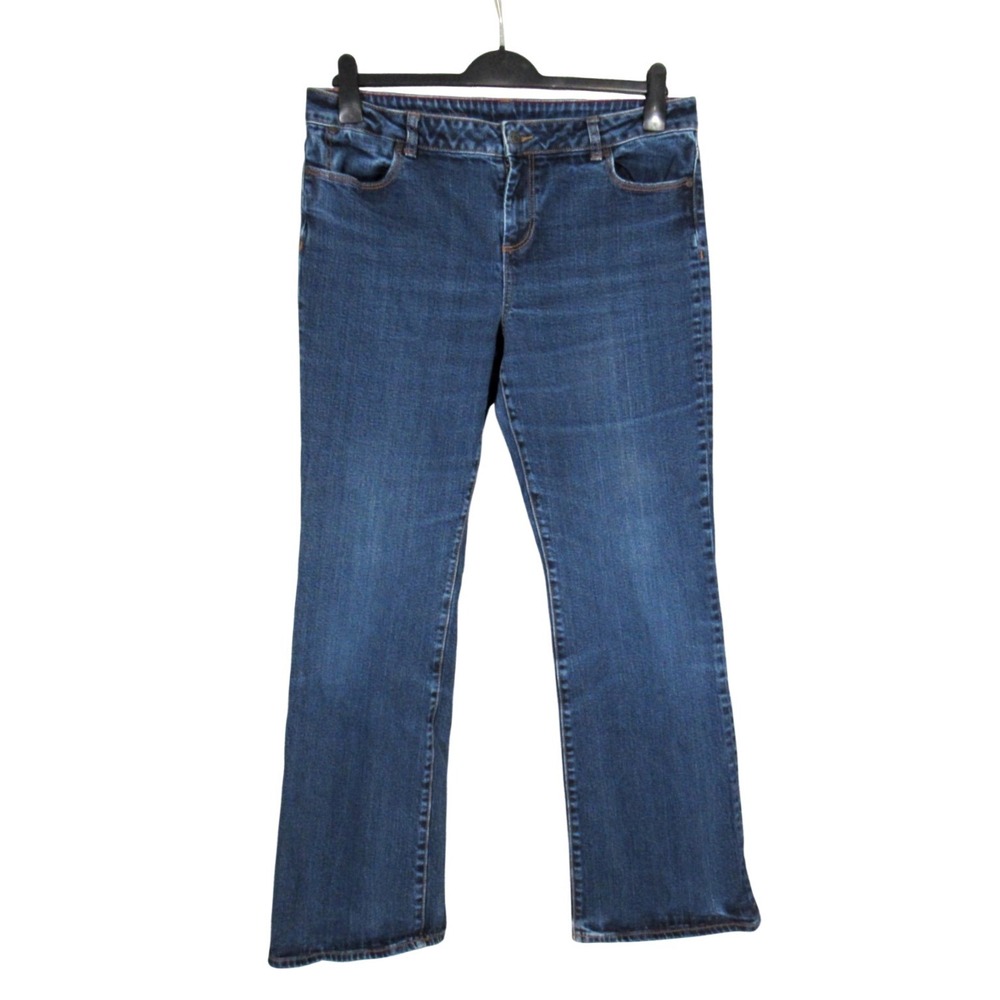 TALBOTS SIGNATURE Stretch Denim MID-RISE 5-Pocket BOOTCUT JEANS Sz 16/33